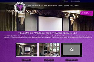 Ambrosic Home Theater Designs